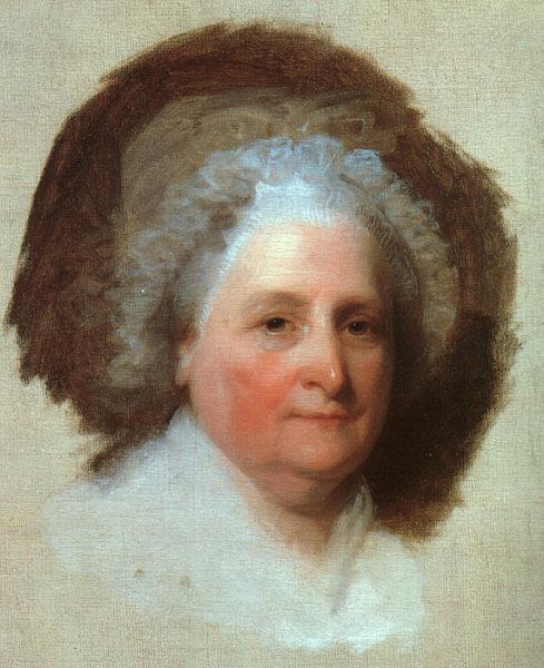 Gilbert Charles Stuart Martha Washington France oil painting art